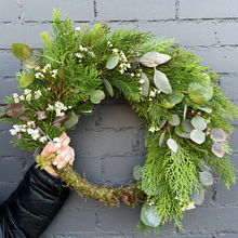 Load image into Gallery viewer, Crescent Wreath Workshop - November 25 @ 7pm