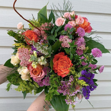 Load image into Gallery viewer, . Hand-Tied Bouquet . Bright & Bold .