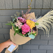 Load image into Gallery viewer, . Hand-Tied Bouquet . Bright & Bold .